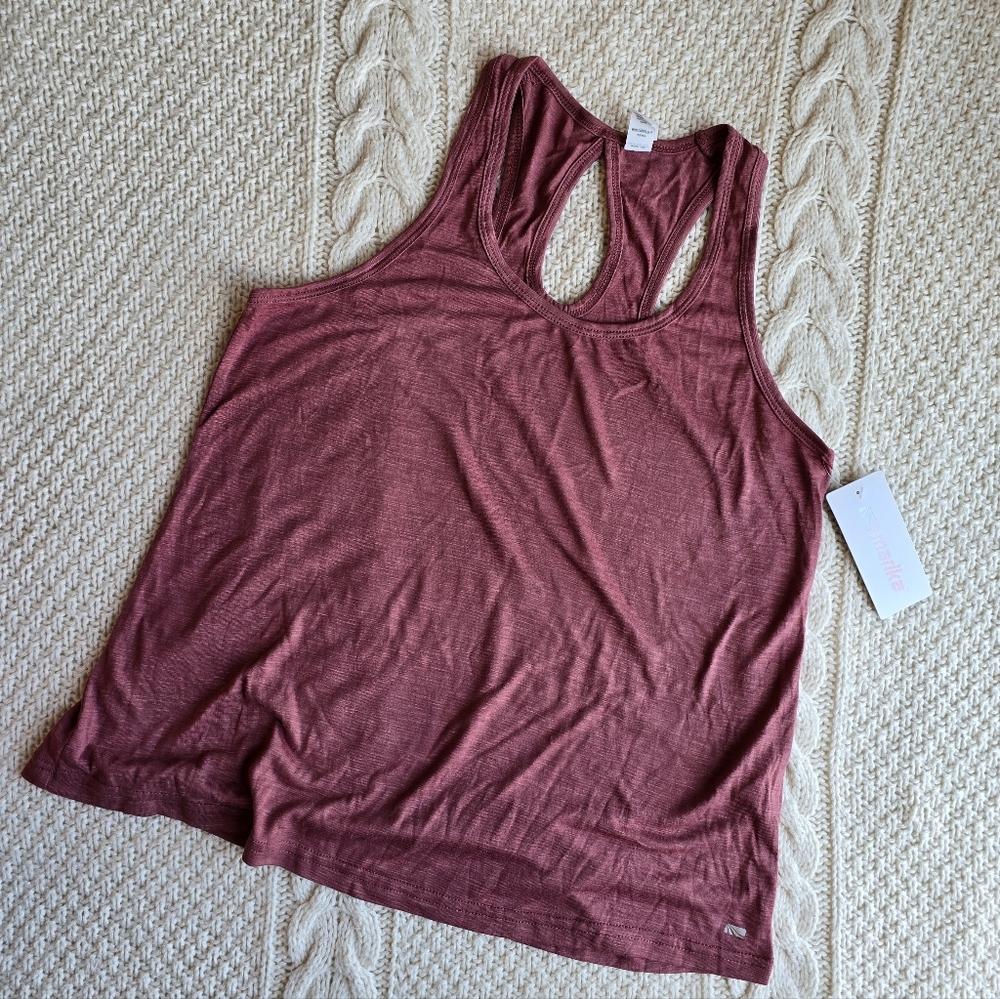 Marika Burgundy Tank Top